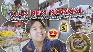 VLOG — Our New Normal Mookata At Home Grocery Run & Youtube Payday  • Red Diaz