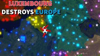 Roblox Rise Of Nations Luxembourg Destroys Europe