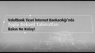 Toplu Dekont İşlemleri - Ticari İnternet