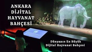 Ankara Dijital Hayvanat Bahçesi  Vlog  Ankarada Gezilecek Yerler  Hologram Zoo