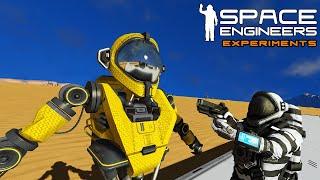 Space Engineers Experiments Target Dummy Shooting Range