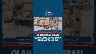 Senjata Makan Tuan Rudal Israel yang Gagal Meledak Diolah Al-Qassam Serang Balik Tank-tank IDF