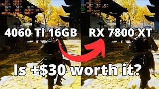 AMD embarrasses Nvidias midrange- 4060 Ti 16GB vs RX 7800 XT in 2024 The Ultimate Comparison