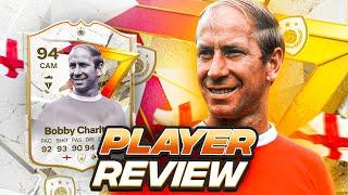 4⭐5⭐ 94 GOLAZO ICON BOBBY CHARLTON PLAYER REVIEW  FC 24 Ultimate Team