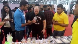 NEIL HILL at FFB outlet during Fitex India 2016