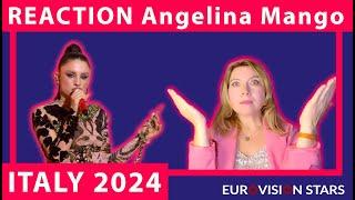 REACTION Angelina Mango  La noia  Reaction Eurovision Italy 2024    Sanremo 2024