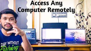 How to Access any Computer Remotely  How to Control any Laptop in another Laptop  Remote Desktop