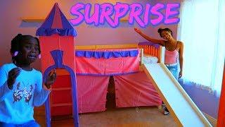 Surprising My Daughter With A New Princess Bed I Made Her Cry