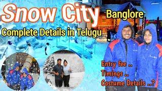 Snow City Banglore  Cost  Timings Costume Complete Details in Telugu  #snowcity #Arjunacts