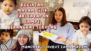 BULE DEPOK BELAJAR SARAPAN SENDIRI & PERJALANAN KE DAYCARE BANYAK SALJU 🫠