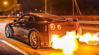 Игры с ОГНЁМ Вот как может NISSAN GT-R