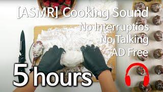 ASMR Cooking2 No talking 5 hours deep relaxation sleeping  AD free REM Sleep