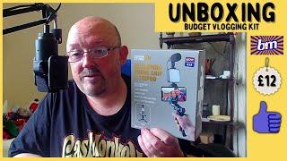 UNBOXING & TESTING   Budget Vlogging Kit Streaming Studio B&M