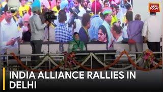 India Alliance Show of Strength Massive Rally at Delhis Ramlila Maidan  BJP Vs INDIA Alliance