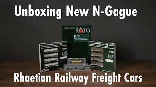 Unboxing Katos New Rhaetian Railway Freight Cars and some other stuff