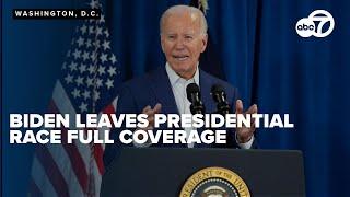 Joe Biden drops out of presidential race full coverage