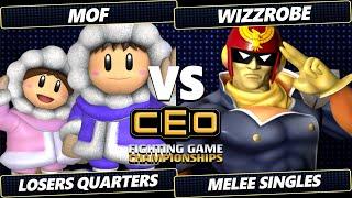 CEO 2024 TOP 8 - MOF Ice Climbers Vs. Wizzrobe Captain Falcon Smash Melee - SSBM