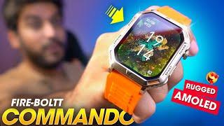 The BEST *RUGGED AMOLED* Smartwatch Under ₹3000 Rs. ️ Fire-Boltt COMMANDO Smartwatch Review