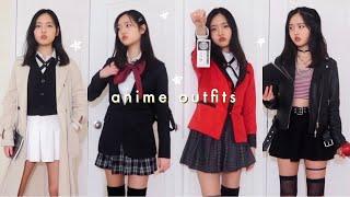 dressing like different anime characters anime inspired outfits