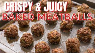 Baked Meatballs Made with a Mind-Blowing Technique that Changes EVERYTHING