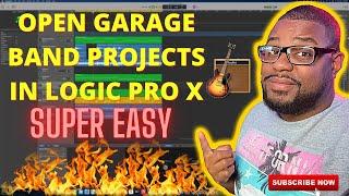 Open Garageband Projects in Logic Pro X