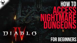 How To Unlock Nightmare Dungeons in Diablo 4  Quick Beginners Guide