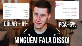 IPCA +6% ou DÓLAR +6%  Ninguém está mostrando isso