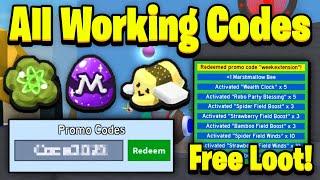 ALL Working Codes 2023  Bee Swarm SImulator