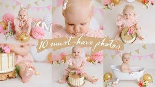 My top 10 MUST-HAVE photos to take during a CAKE SMASH Photoshoot - Baby Photography BTS
