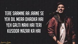 Dil Mein Chhupa Loonga - Wajah Tum Ho Lyrics  Armaan Malik & Tulsi Kumar  Meet Bros