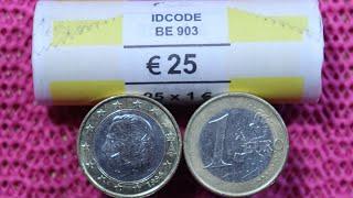 1 Euro Coin Roll Hunting February 2024