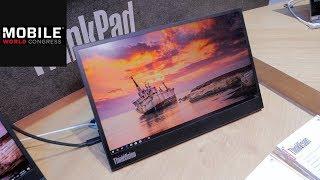 ThinkVision M14 im First Look Leichter Zweit-Monitor auf dem MWC