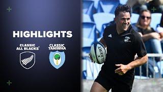 HIGHLIGHTS  Classic All Blacks v Classic Taniwha  2024