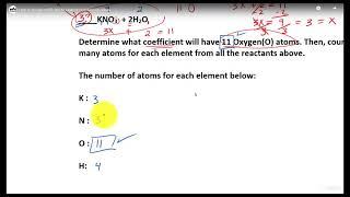 Balance Chemical Equations Determine Coefficient in Multiple Substances