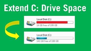 How to extend c drive in windows 7