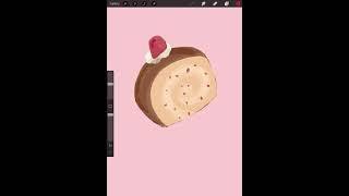 How to draw a swiss roll in Procreate