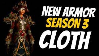 New Cloth PvP Armor Sets Notorious Aspirant and Gladiator Season 3 PvP  Rise Of Azshara Preview