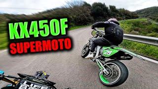 CHASING KAWASAKI KX450F SUPERMOTO  PURE SOUND