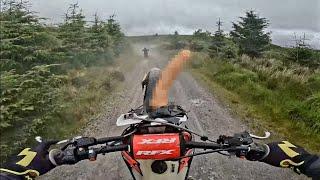 Riding with a factory Dildo damper Enduro Madness