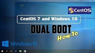 how to dual boot windows 10 and centos 7 step by step guide