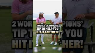 2 world champions explain how golfers can hit the ball farther #golf