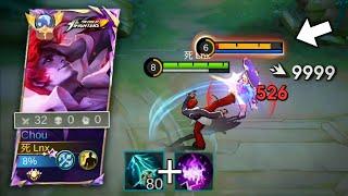 WTF 32 KILLS TRY THIS TOP GLOBAL CHOU BROKEN ITEM WITH PASSIVE COMBO INSANE 1HIT GUIDE 2024 - MLBB