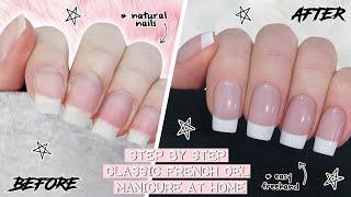 DIY CLASSIC FRENCH GEL MANICURE AT HOME  The Beauty Vault