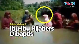 Geger Ibu-ibu Hijab Dibaptis di Sukabumi