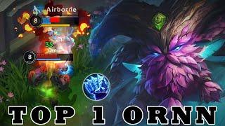 Wild Rift Ornn Gameplay  Top 1 Ornn Gameplay  Rank Challenger 