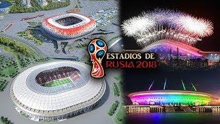 ASI SON LOS 12 ESTADIOS DEL MUNDIAL DE RUSIA 2018