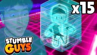 Opening 15 HOLO Stumble Guys Boxes