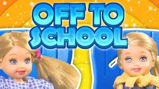 Barbie - The Twins Are Off To School  Ep.65