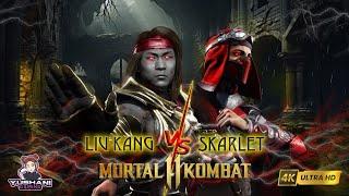 Mortal Kombat 11 - Liu Kang VS Skarlet Fight Ultra 4K 