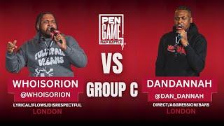 WHOISORION vs DAN DANNAH  PenGame Rap Battle 2024